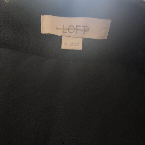 Loft Black Skirt (NWOT) - Picture 5 of 5